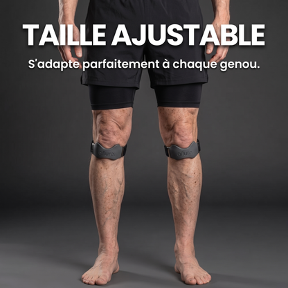 Taille ajustable, s adapte a chaque genou